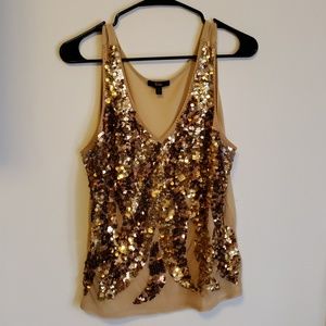 Gold Sequin Top